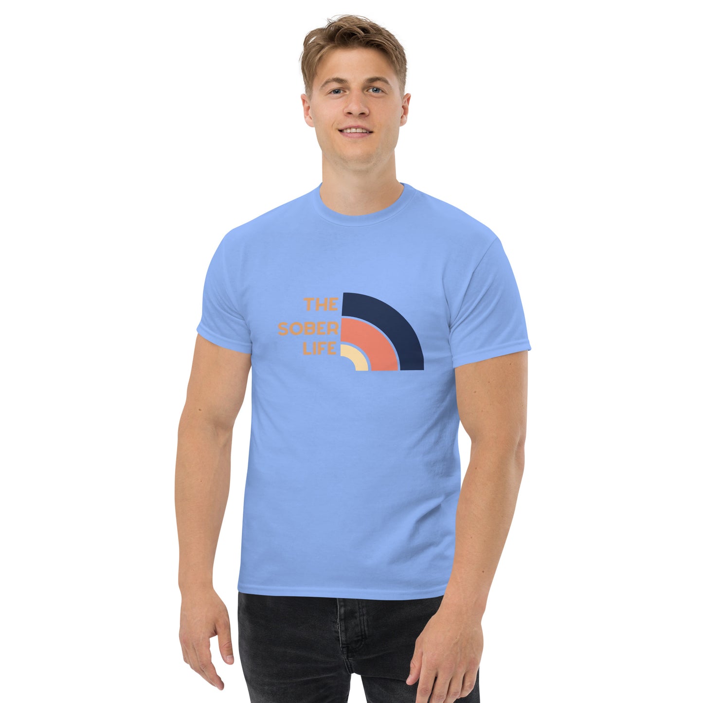 The Sober Life Unisex Tee - blue