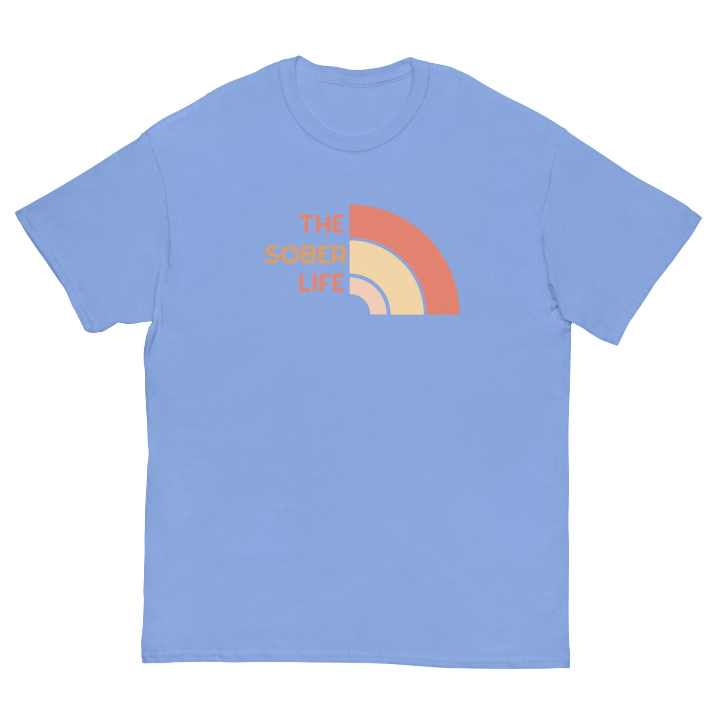 The Sober Life Unisex Classic Tee- coral