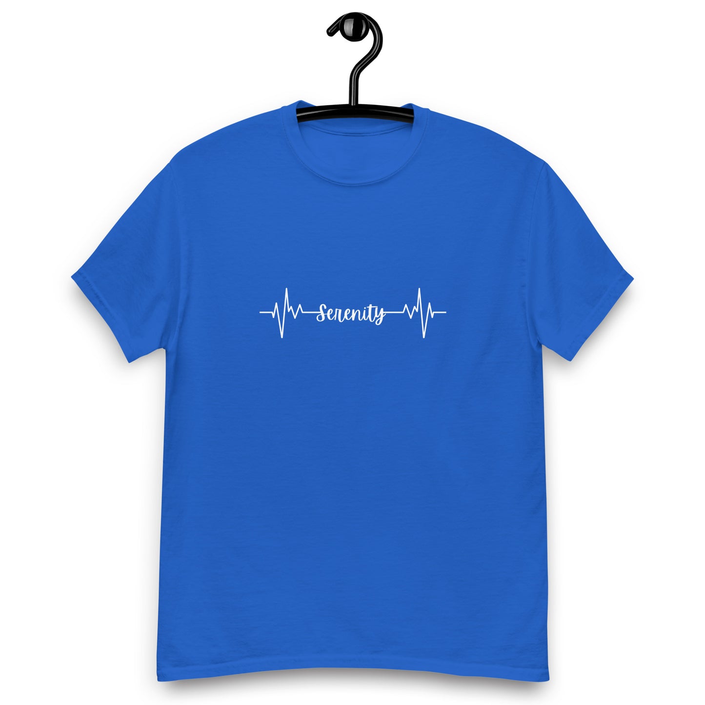 Serenity heartbeat Unisex Tee_white font