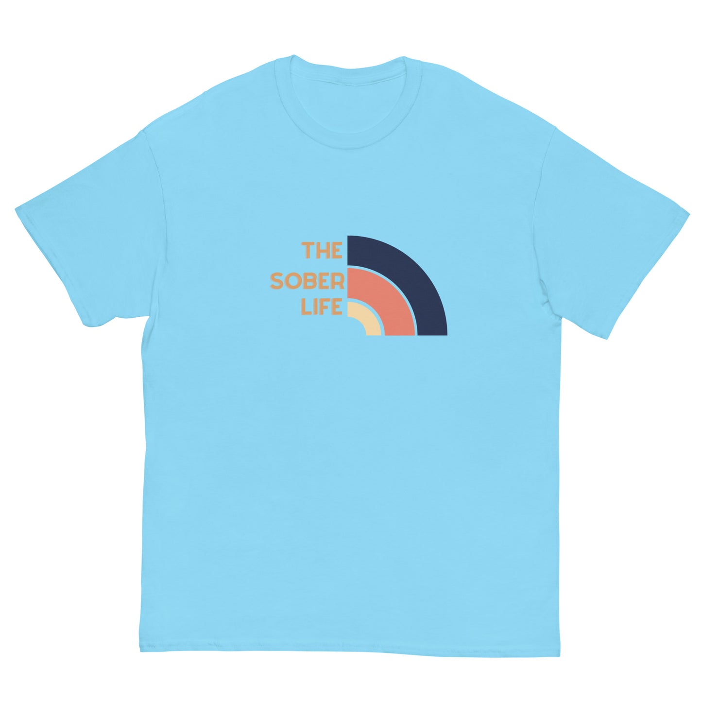 The Sober Life Unisex Tee - blue