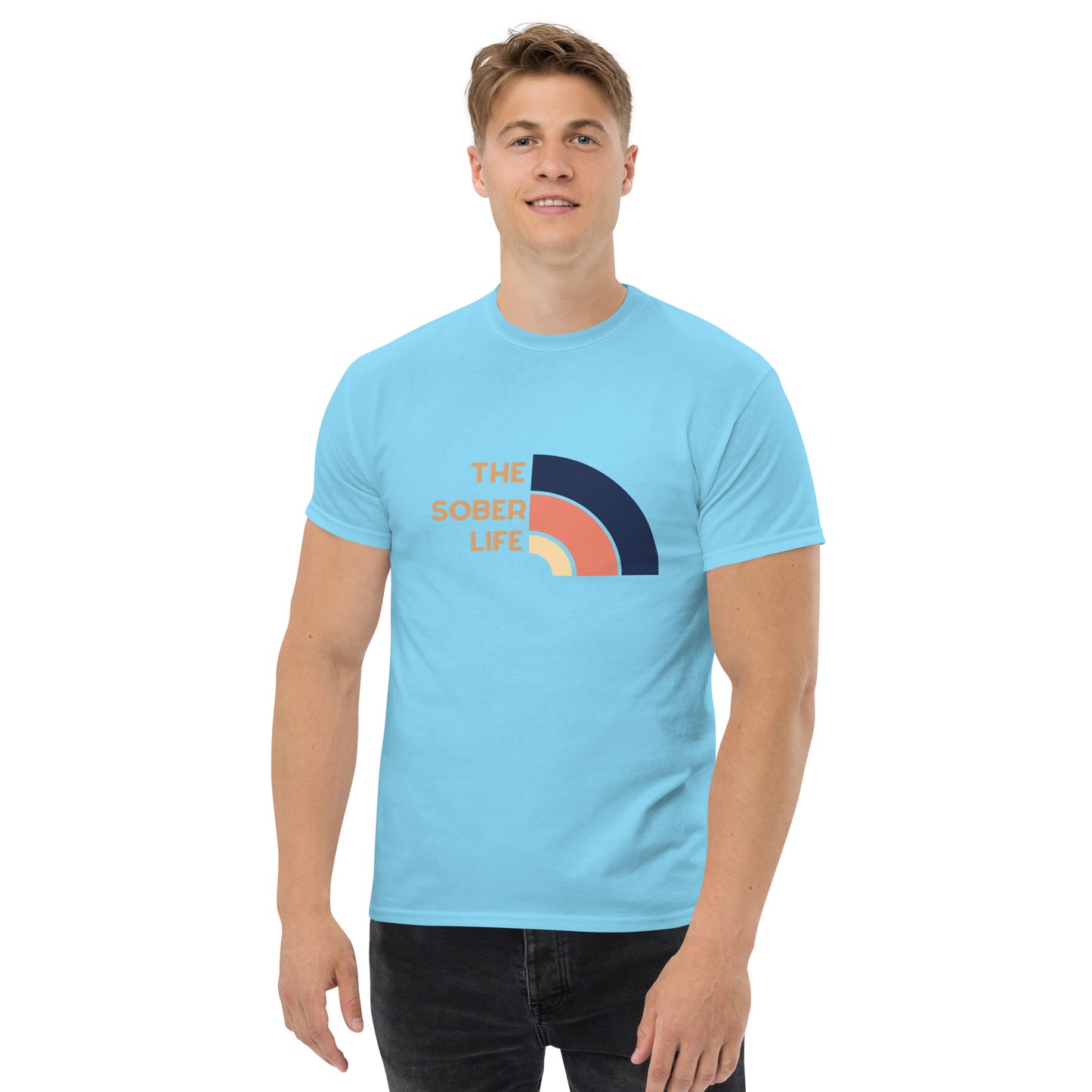 The Sober Life Unisex Tee - blue