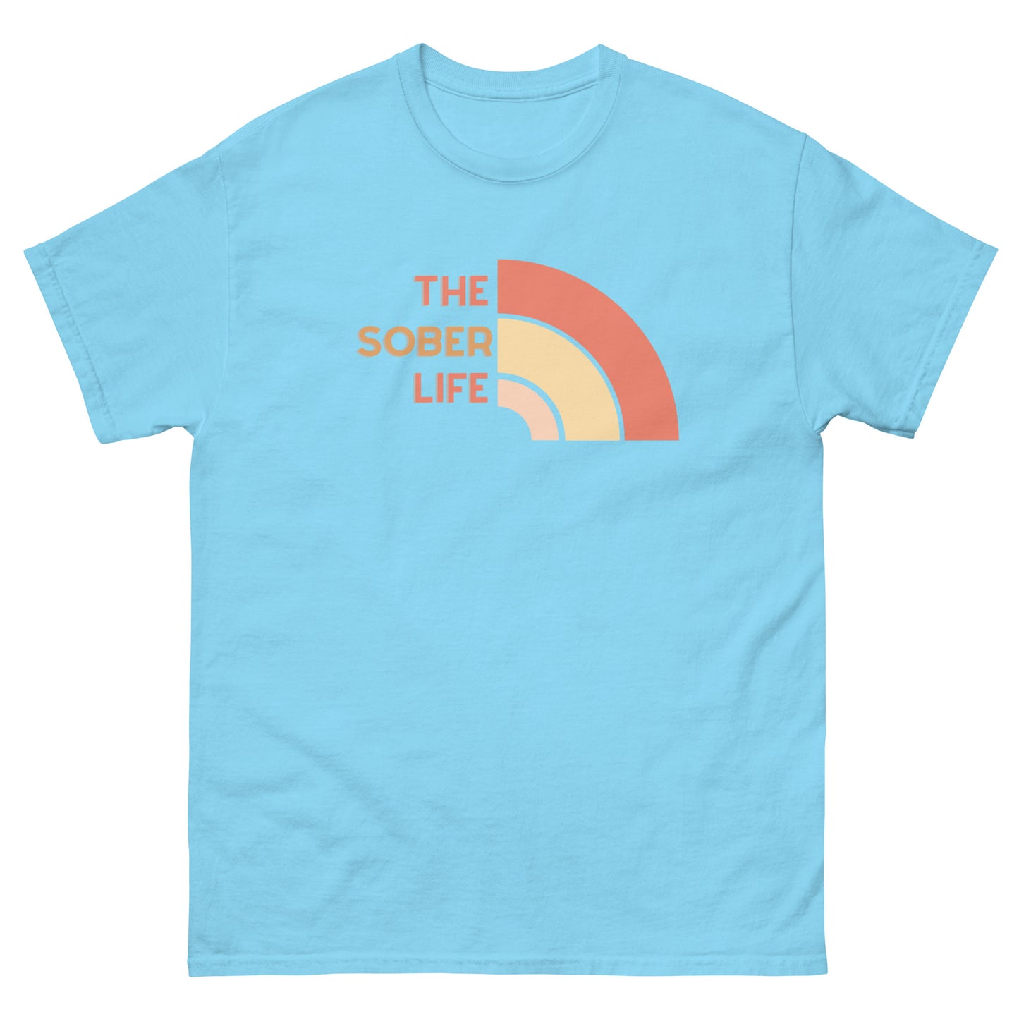 The Sober Life Unisex Classic Tee- coral