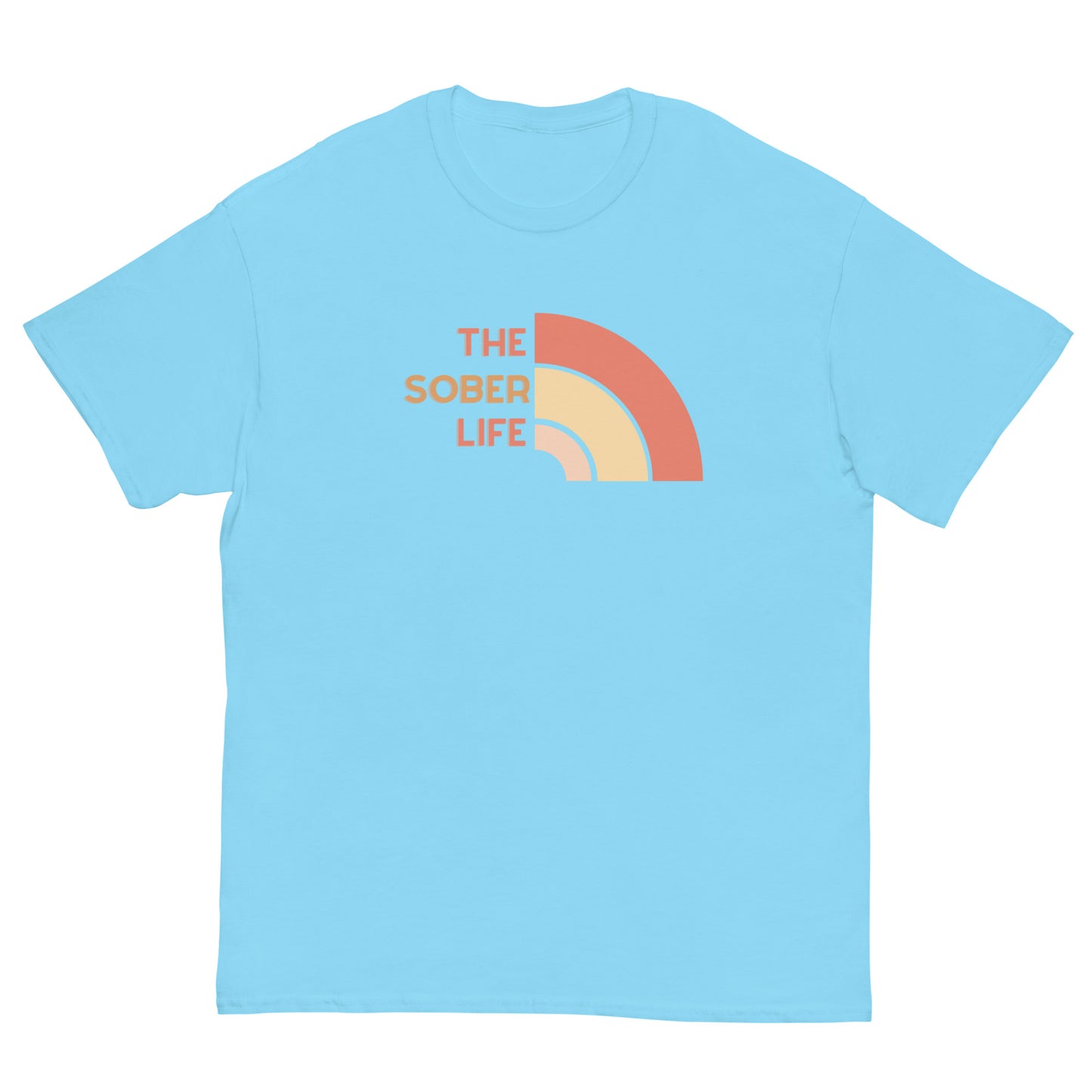 The Sober Life Unisex Classic Tee- coral