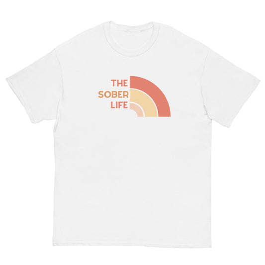 The Sober Life Unisex Classic Tee- coral