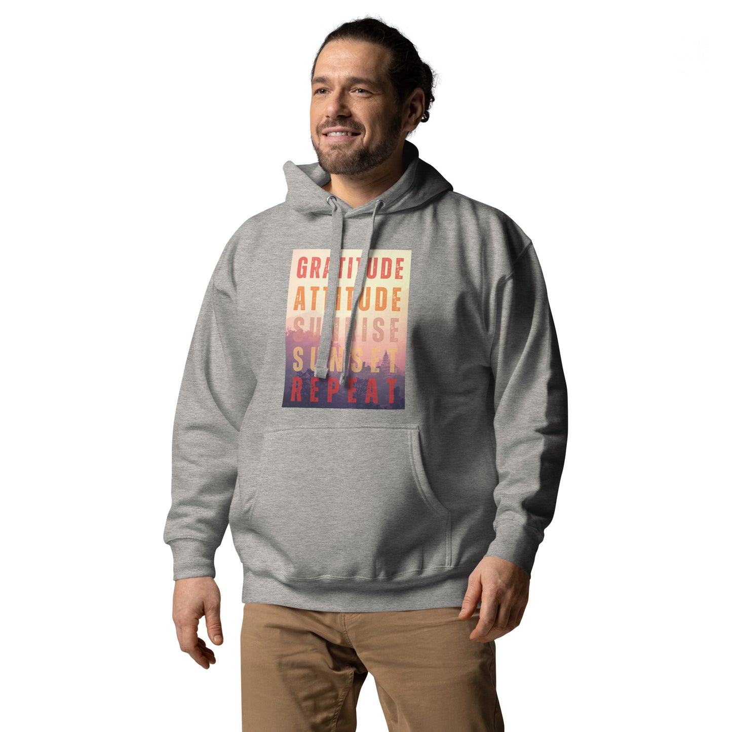 Gratitude Attitude- Sunrise, Sunset, Repeat - Unisex Hoodie