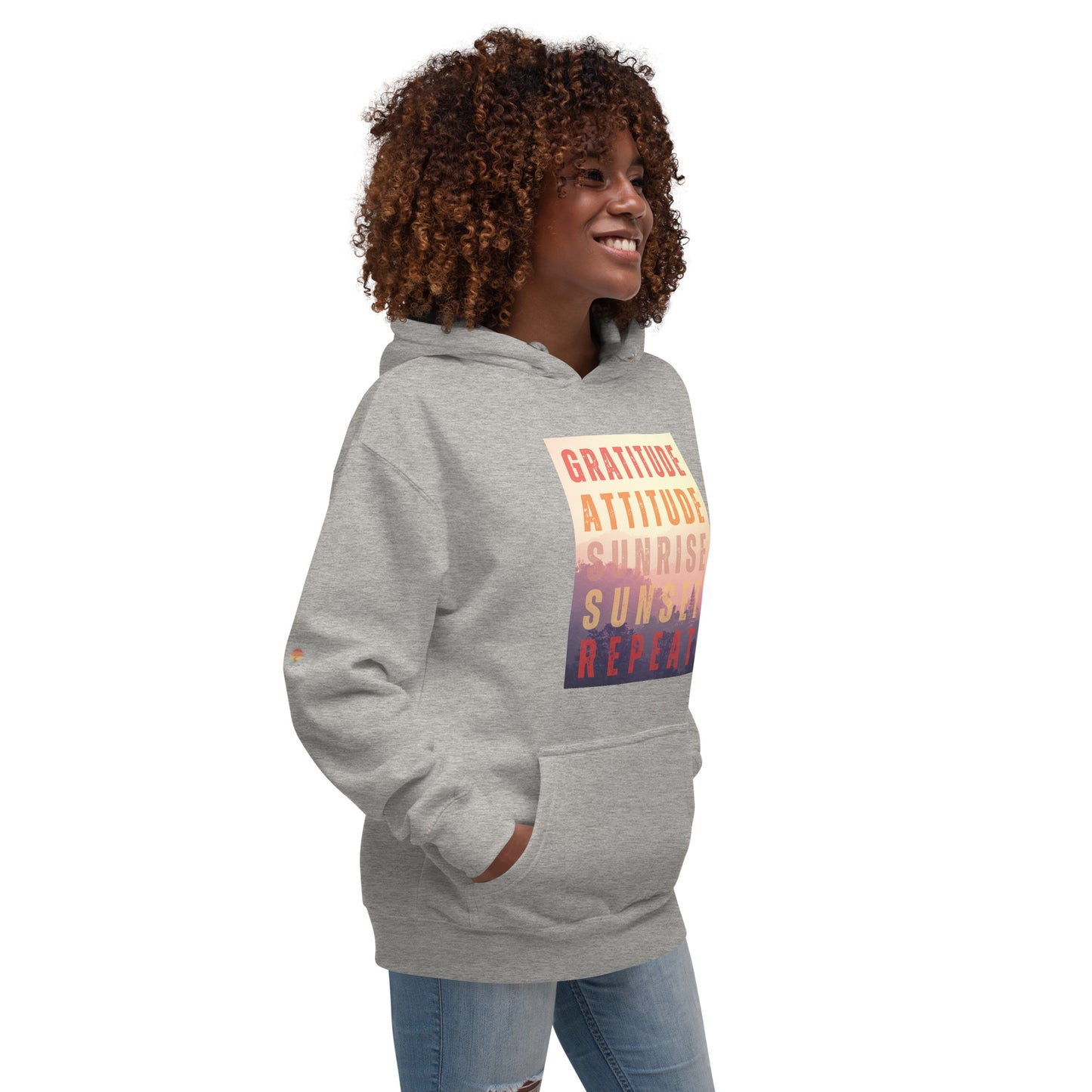 Gratitude Attitude- Sunrise, Sunset, Repeat - Unisex Hoodie