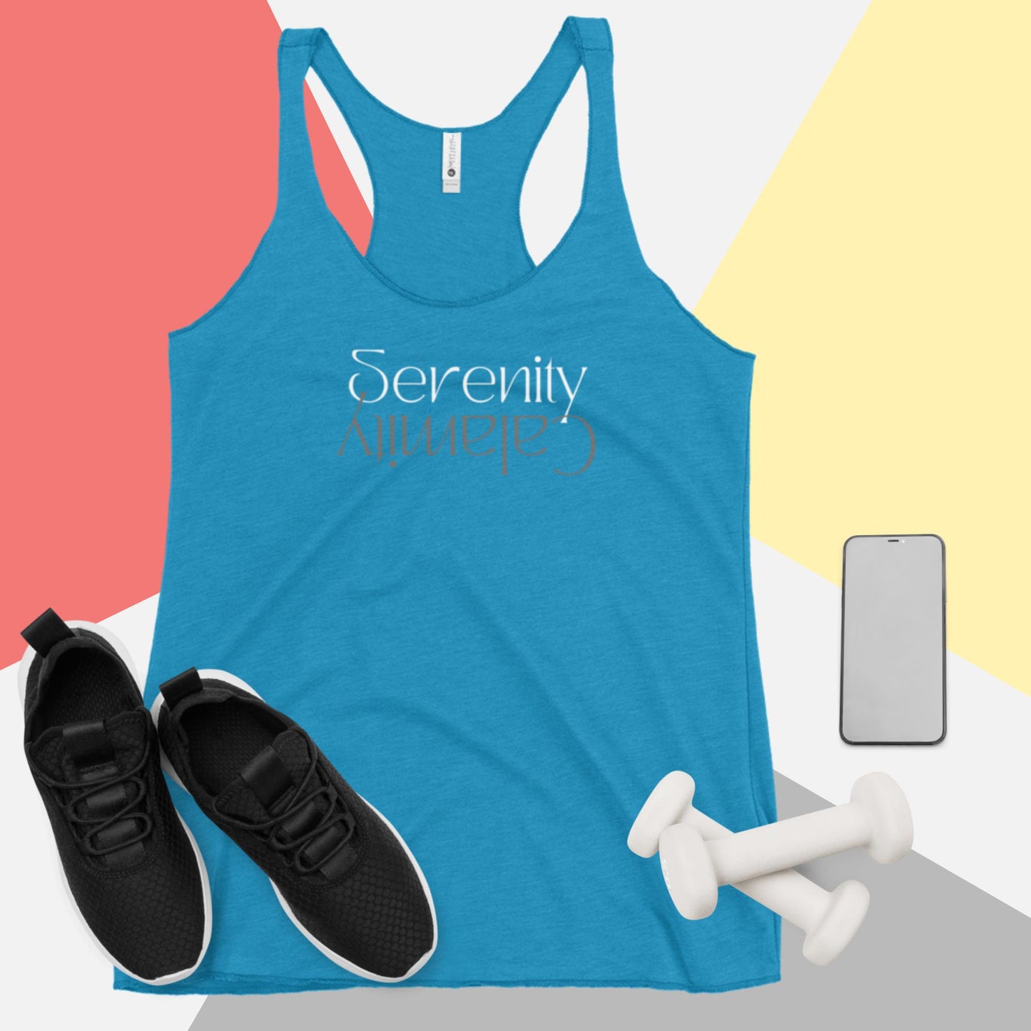 Serenity over Calamity Women's Racerback Tank