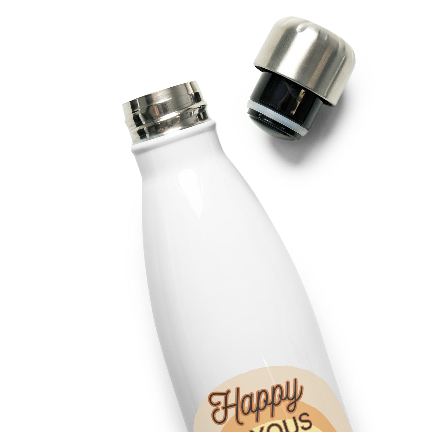 Happy, Joyous, Free Stainless Steel Water Bottle