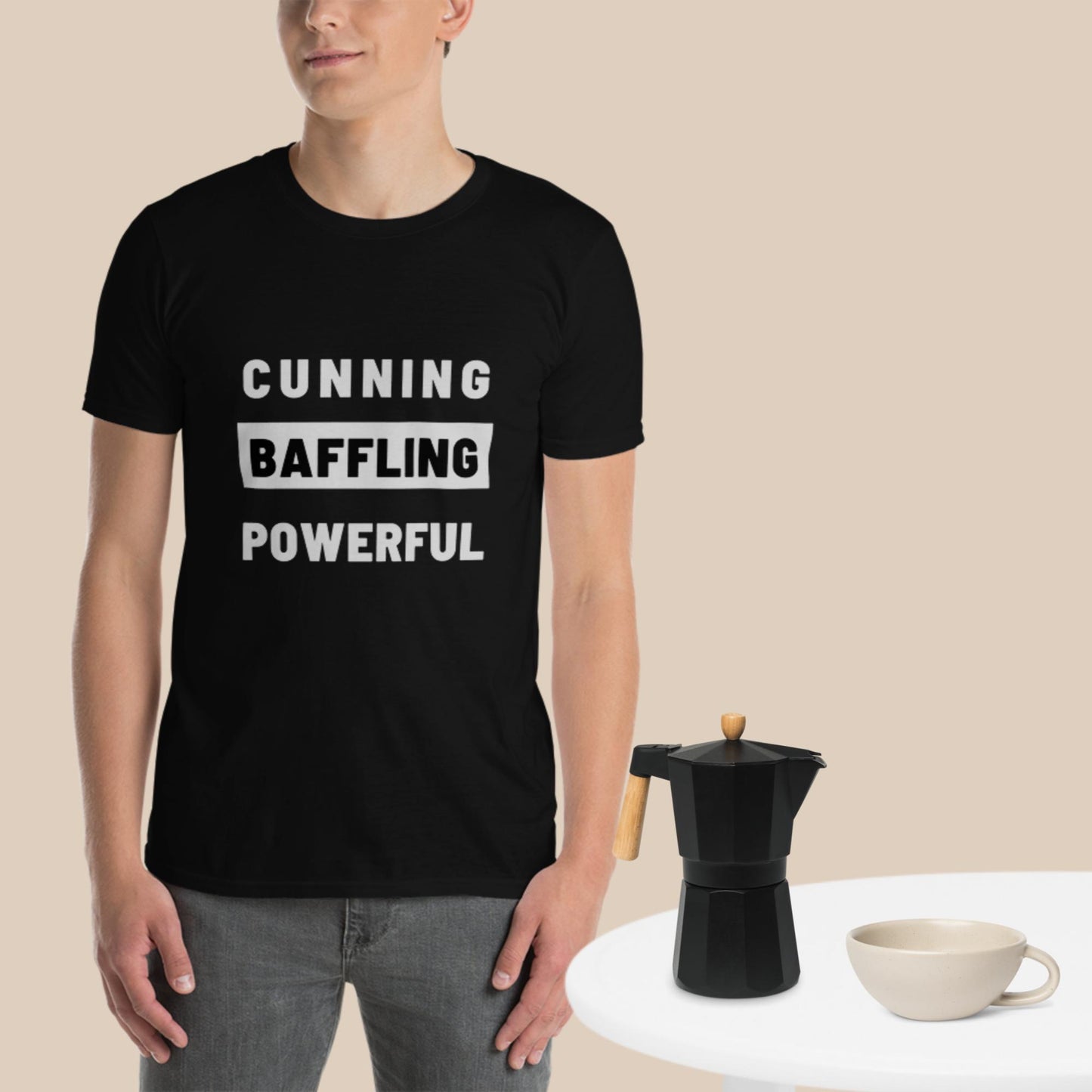 Cunning Baffling Powerful Short-Sleeve Unisex T-Shirt