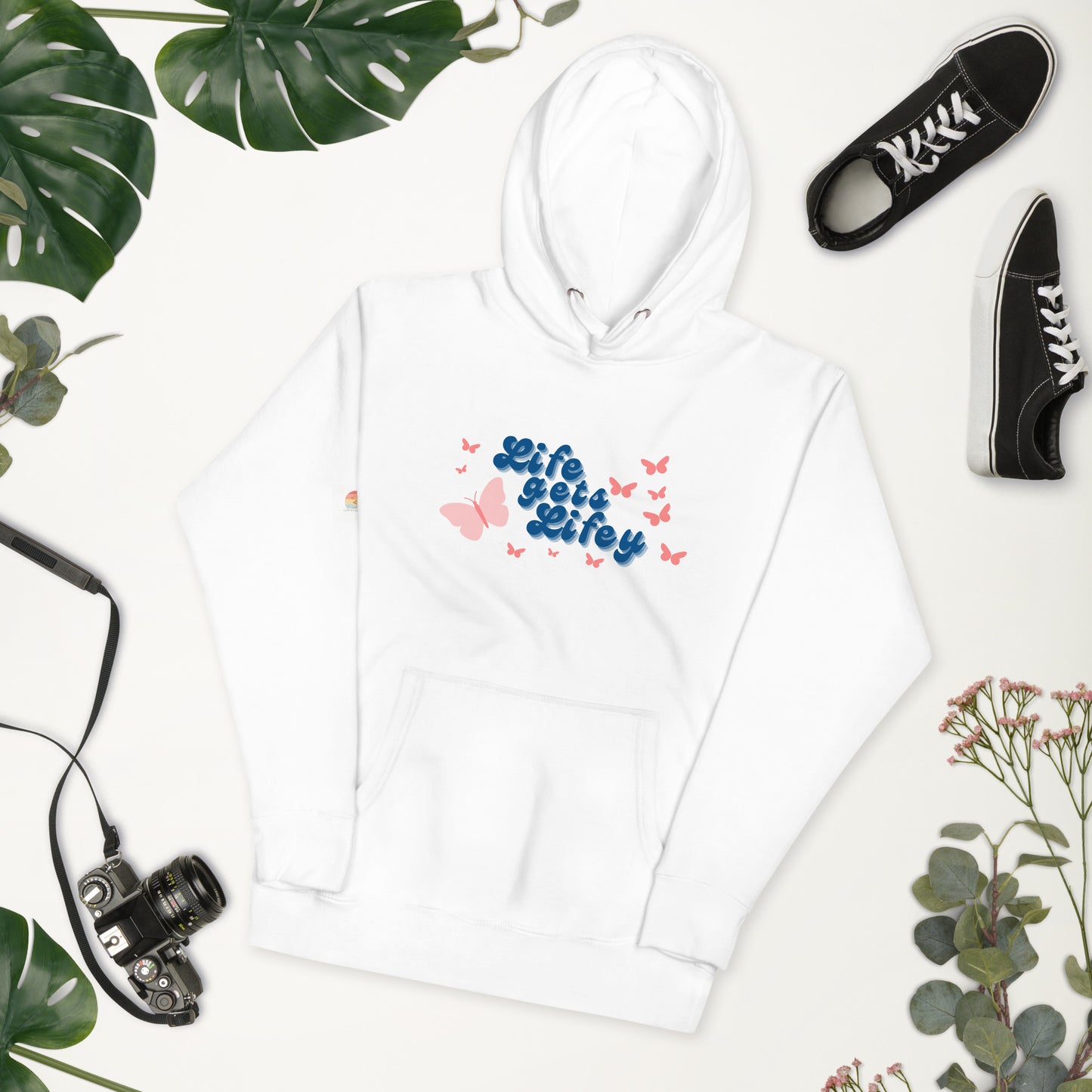 Life Gets Lifey- Butterfly Hoodie