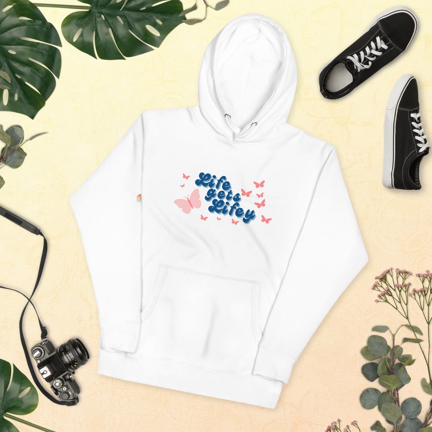 Life Gets Lifey- Butterfly Hoodie