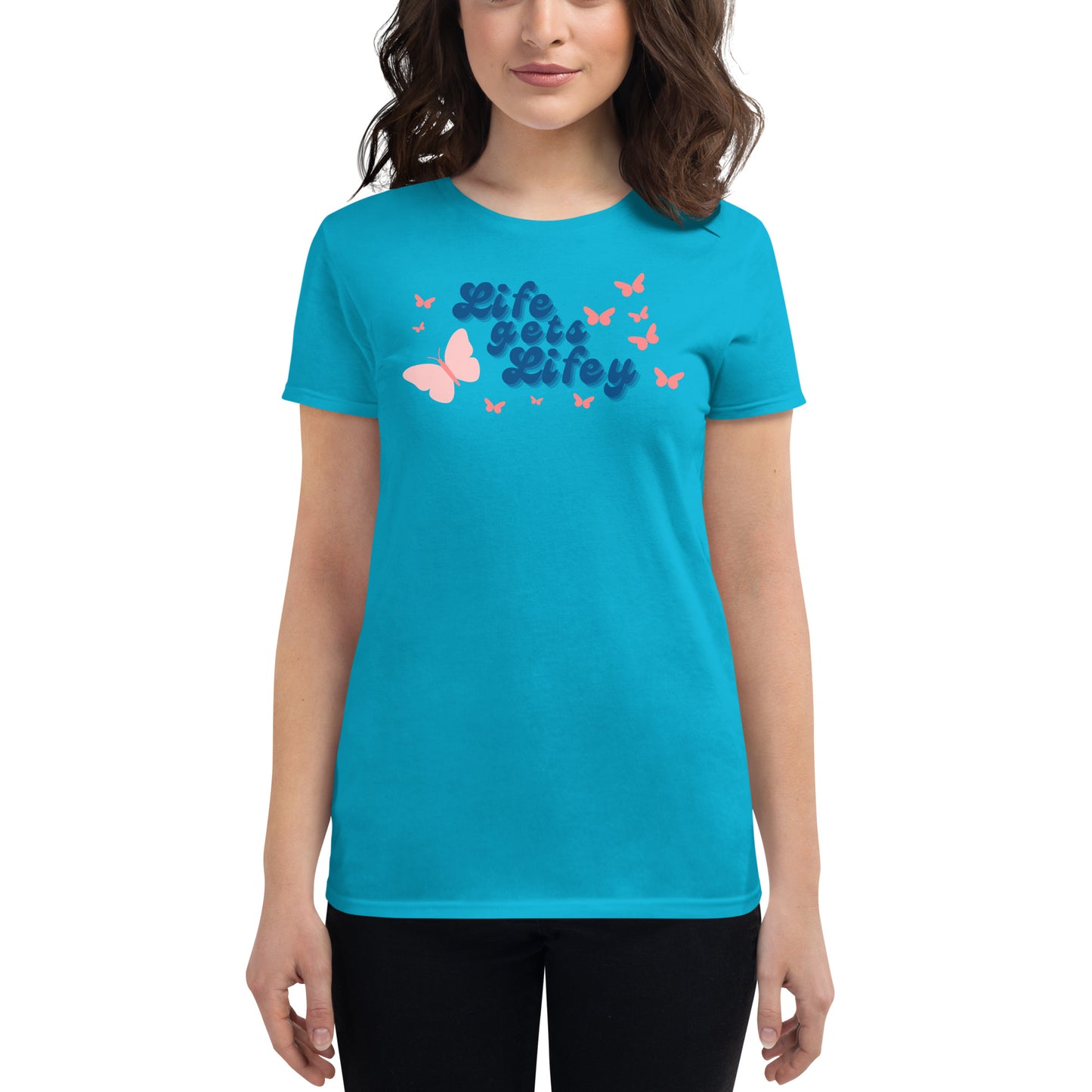 Life gets Lifey - Women's short sleeve Tee Shirt