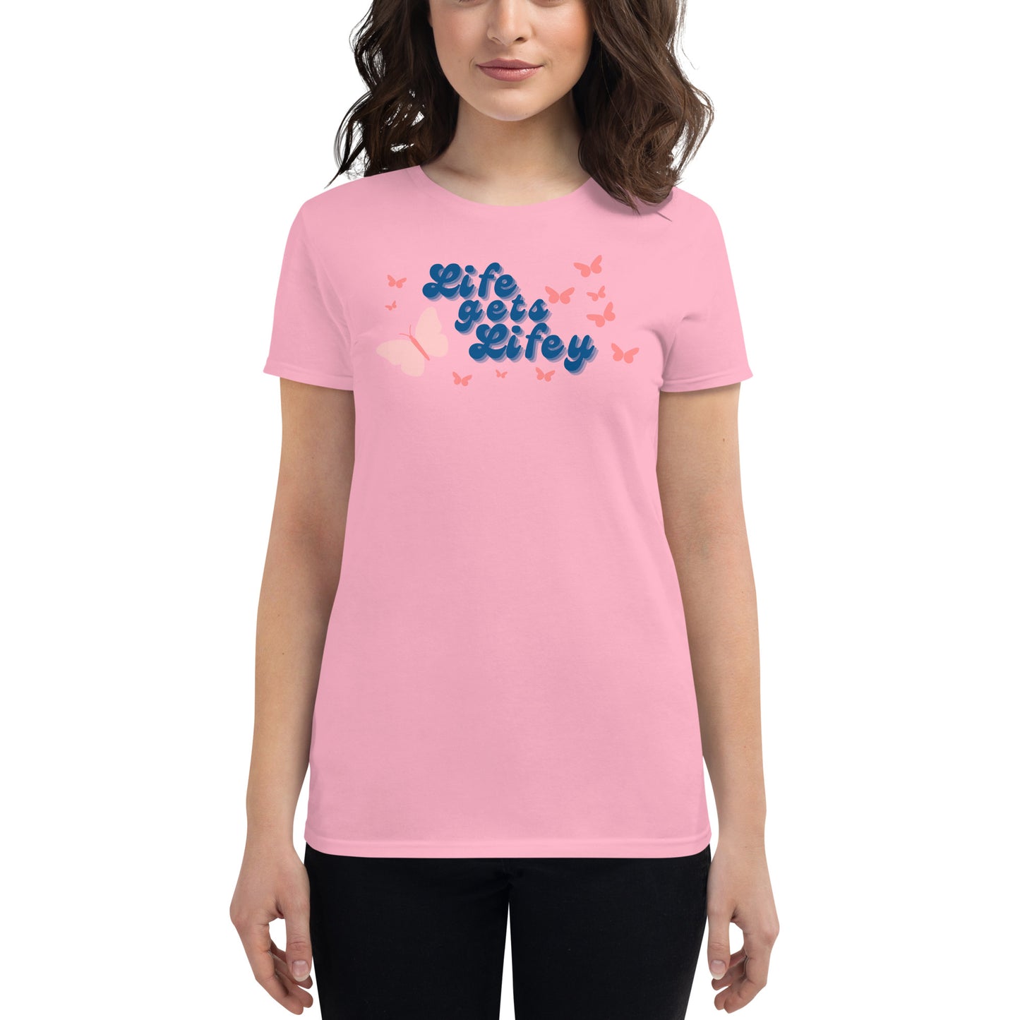 Life gets Lifey - Women's short sleeve Tee Shirt