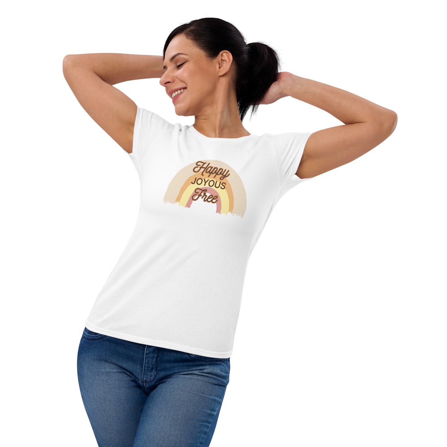 Happy, Joyous, Free Women's short sleeve Tee