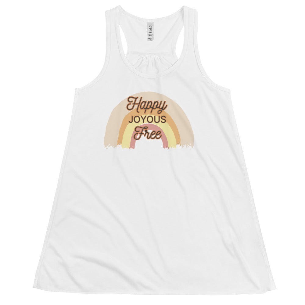 Happy Joyous Free Flowy Racerback Tank